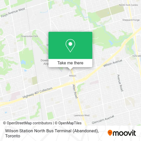 Wilson Station North Bus Terminal (Abandoned) map