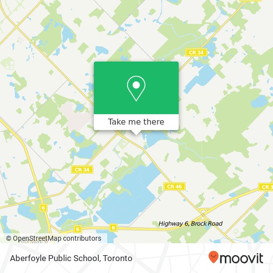 Aberfoyle Public School map