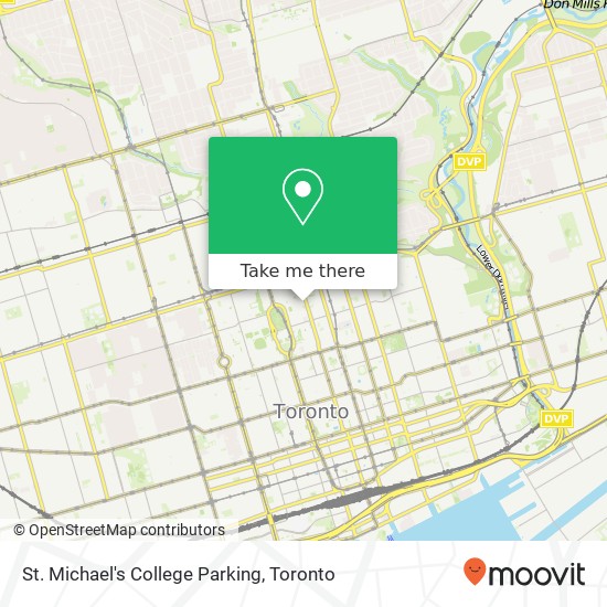 St. Michael's College Parking map