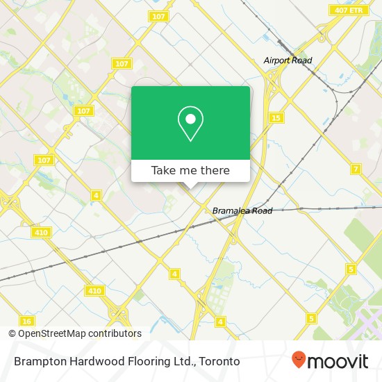 Brampton Hardwood Flooring Ltd. map