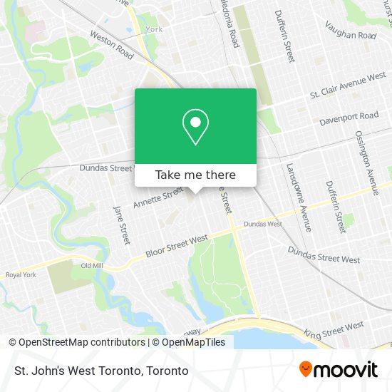 St. John's West Toronto plan