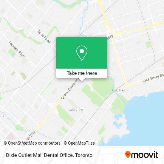 Dixie Outlet Mall Dental Office map