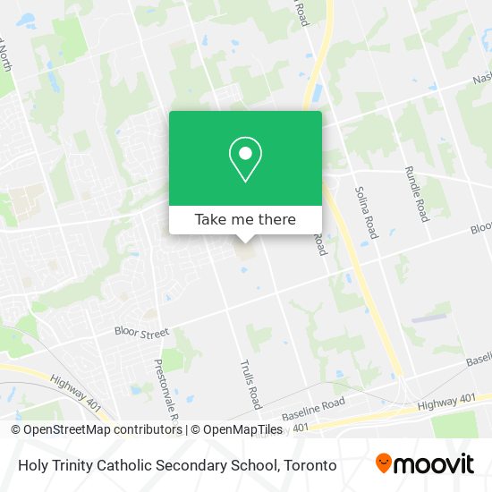 Holy Trinity Catholic Secondary School plan