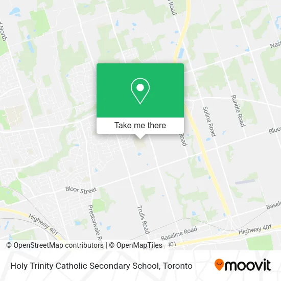 Holy Trinity Catholic Secondary School map