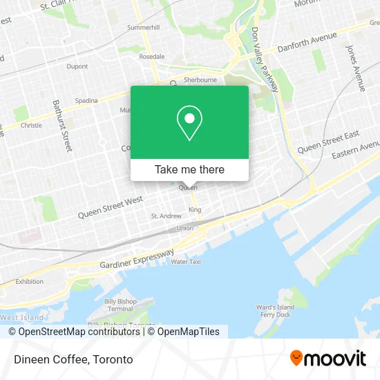 Dineen Coffee map