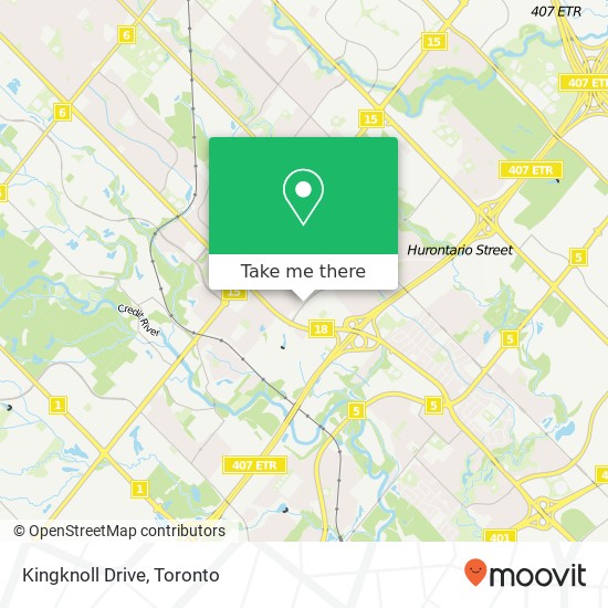 Kingknoll Drive map