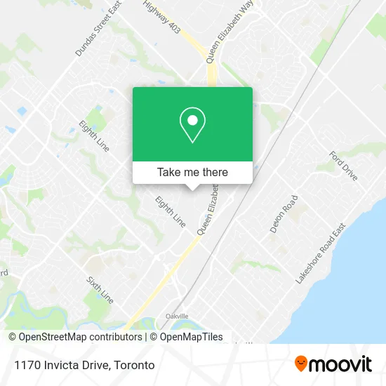 1170 Invicta Drive map