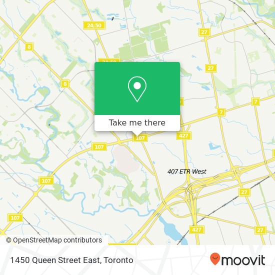 1450 Queen Street East map