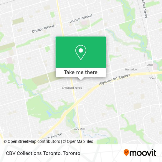 CBV Collections Toronto plan