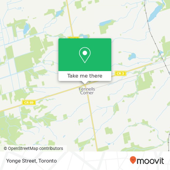 Yonge Street map