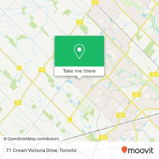 71 Crown Victoria Drive map