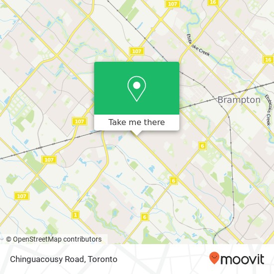 Chinguacousy Road plan