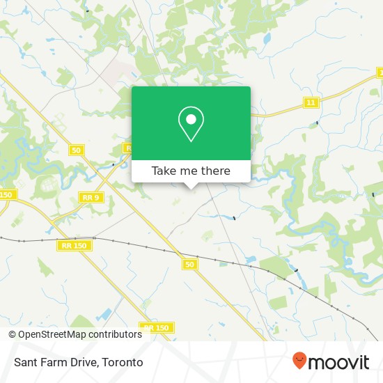 Sant Farm Drive map