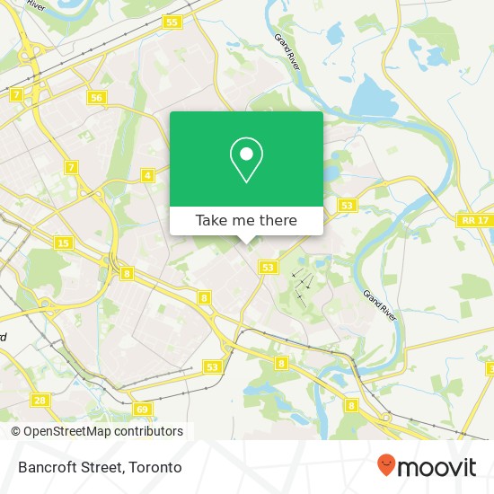 Bancroft Street map