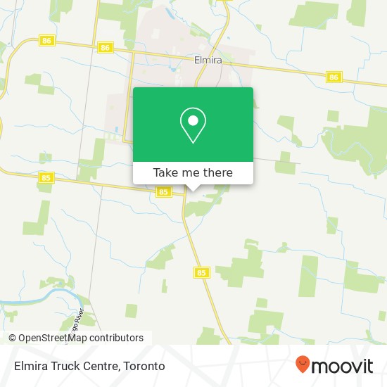 Elmira Truck Centre map