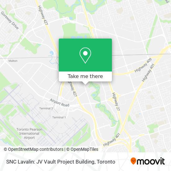 SNC Lavalin: JV Vault Project Building map