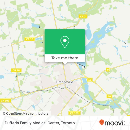 Dufferin Family Medical Center map