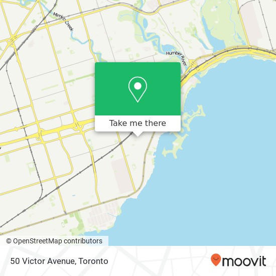 50 Victor Avenue map