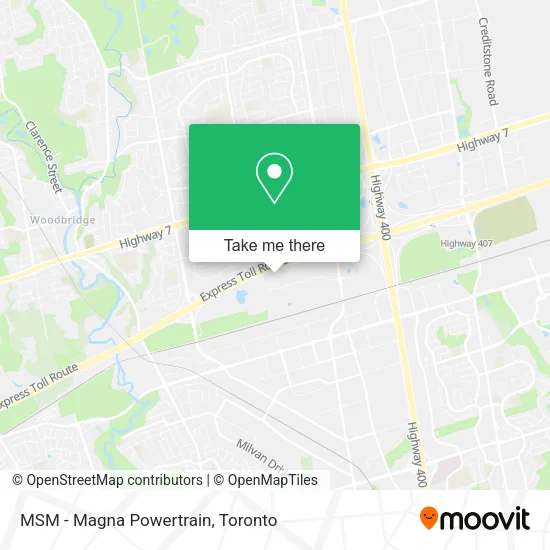 MSM - Magna Powertrain map