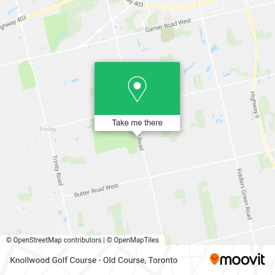 Knollwood Golf Course - Old Course map