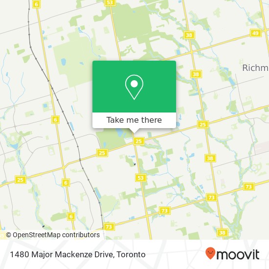 1480 Major Mackenze Drive map