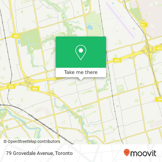 79 Grovedale Avenue map