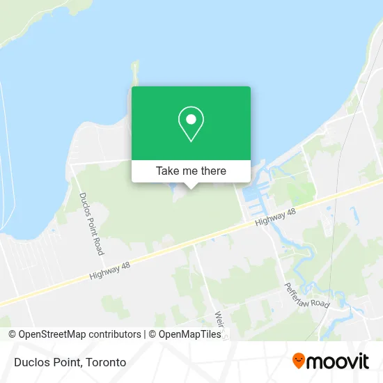 Duclos Point map