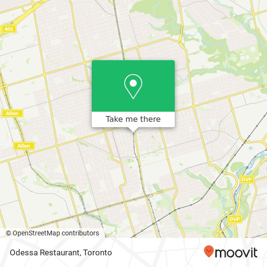 Odessa Restaurant map