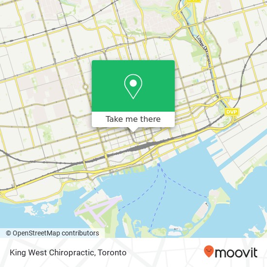 King West Chiropractic map