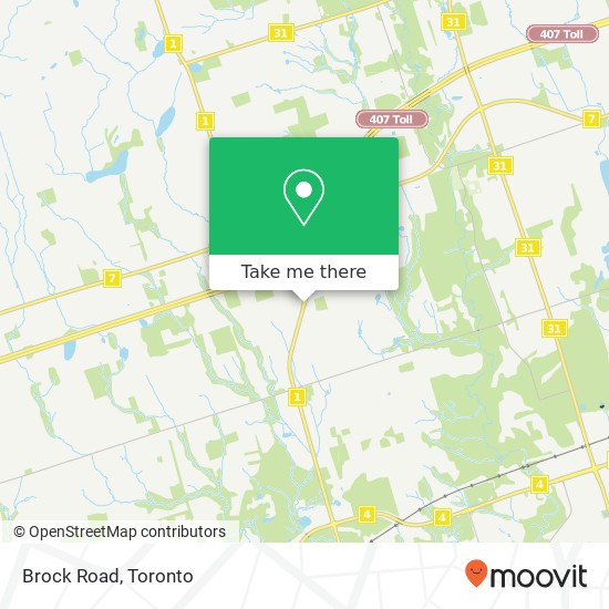 Brock Road plan