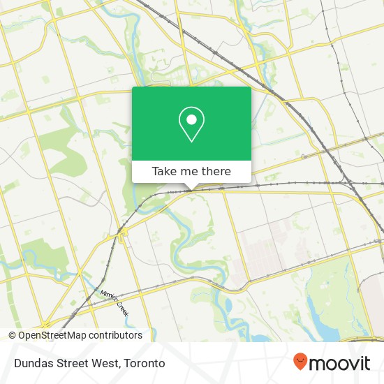 Dundas Street West map