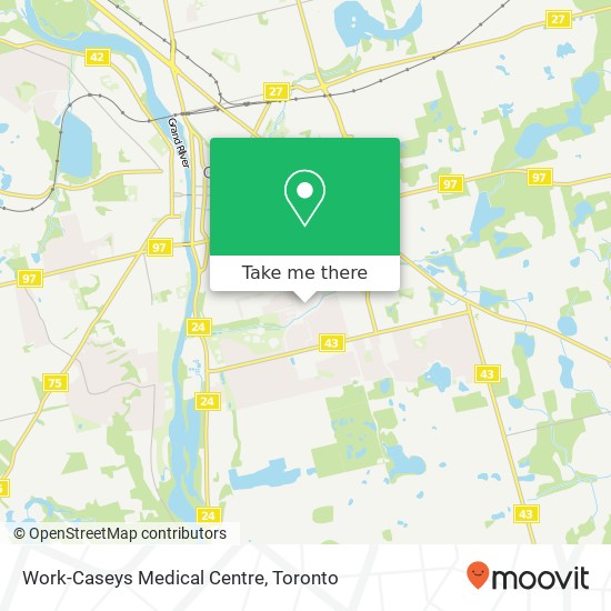 Work-Caseys Medical Centre map