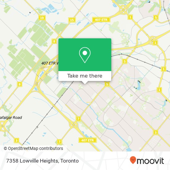 7358 Lowville Heights map