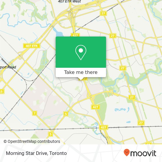 Morning Star Drive map