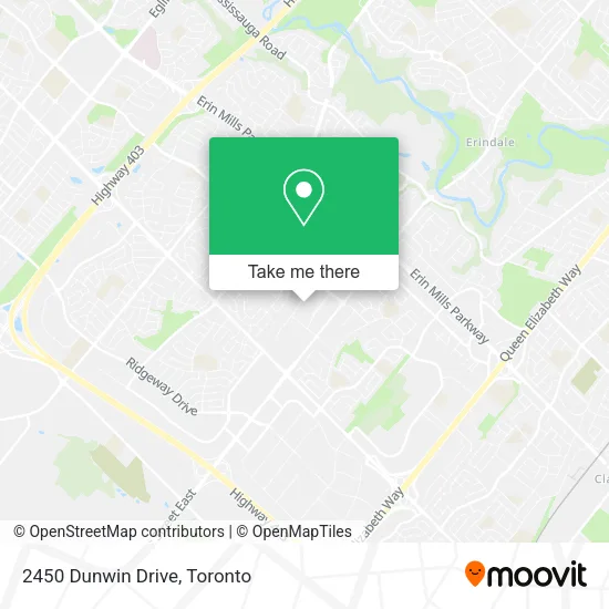 2450 Dunwin Drive map