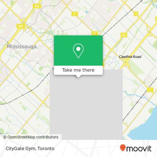 CityGate Gym map