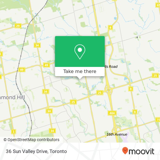 36 Sun Valley Drive map