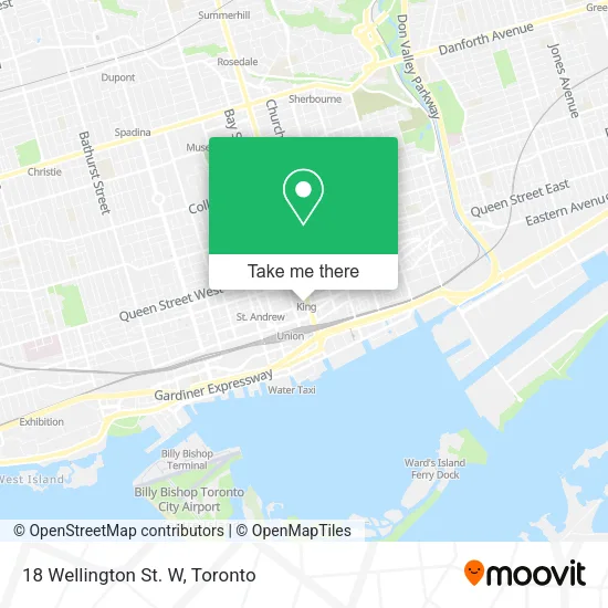 18 Wellington St. W map