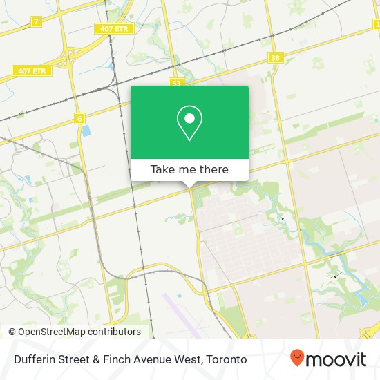 Dufferin Street & Finch Avenue West plan