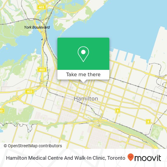 Hamilton Medical Centre And Walk-In Clinic plan