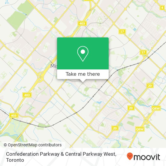 Confederation Parkway & Central Parkway West plan