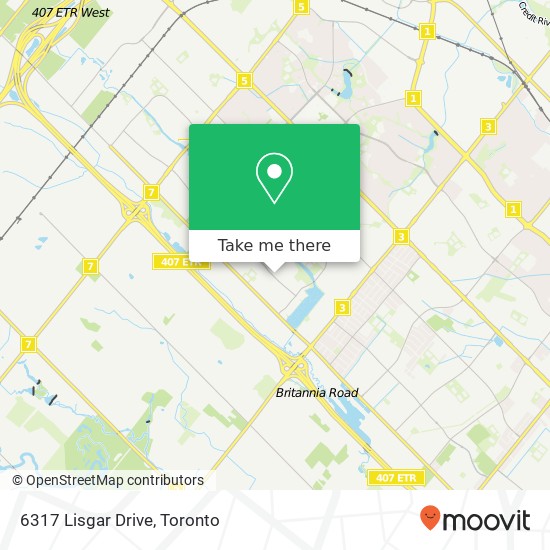 6317 Lisgar Drive map