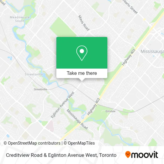 Creditview Road & Eglinton Avenue West map