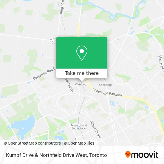 Kumpf Drive & Northfield Drive West map