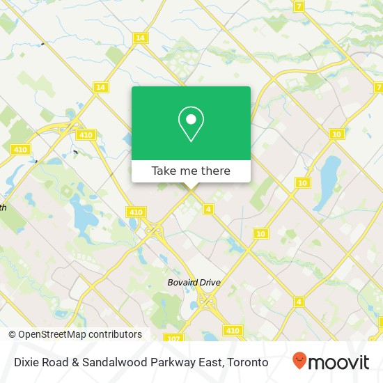 Dixie Road & Sandalwood Parkway East plan