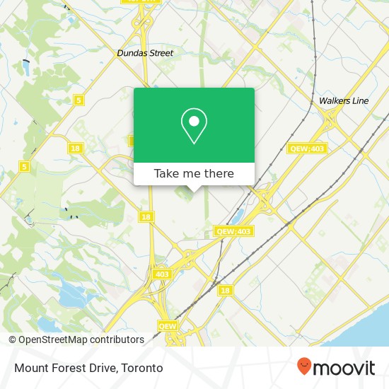 Mount Forest Drive plan