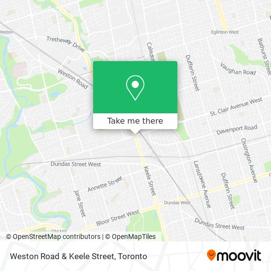 Weston Road & Keele Street plan