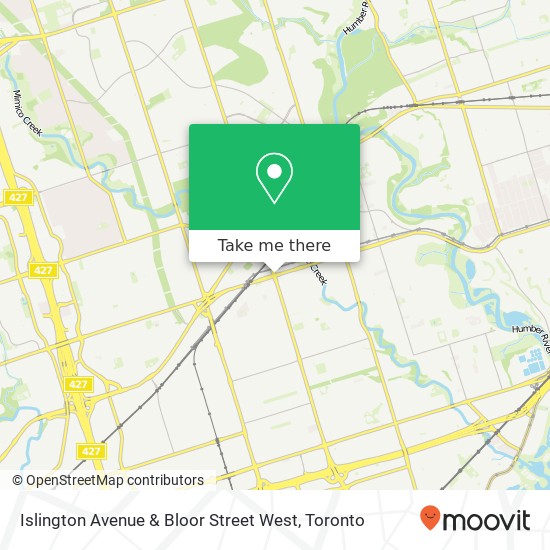 Islington Avenue & Bloor Street West plan