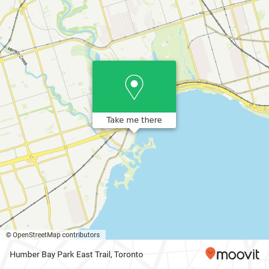 Humber Bay Park East Trail plan