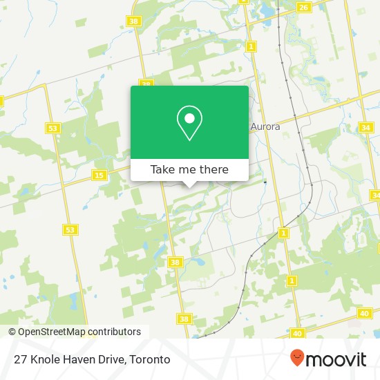 27 Knole Haven Drive map